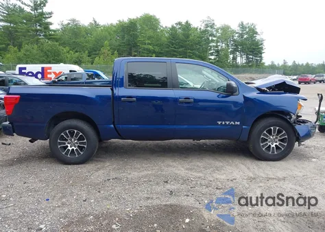 2022 Nissan Titan Sv 4X4 из США, поврежденный, VIN 1N6AA1EC2NN105737